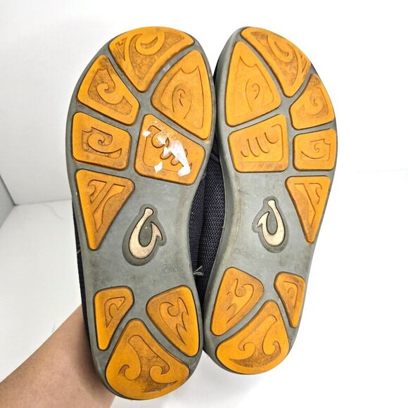 Olukai Nohea Mesh Sneakers Shoes Sz 10M Gray Slip On Casual Comfort Outdoor - Picture 5 of 7